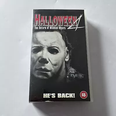 Halloween 4 The Return Of Michael Myers VHS 1990 • £19.99