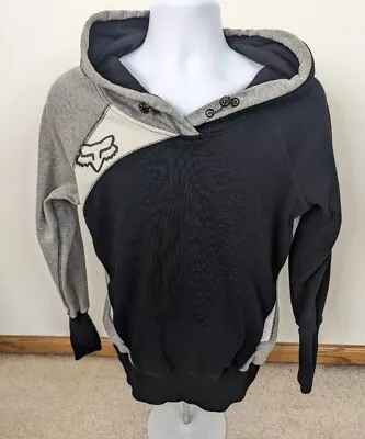 Fox Racing Sweatshirt Womens Large  Black Gray Hoodie Performance Motocross • $20