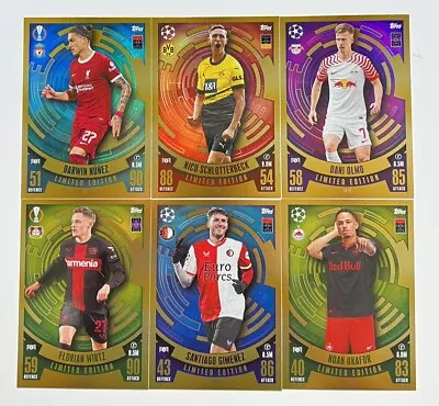 Match Attax 2023/24 23/24 All 6 Limited Edition Cards From 1st Edition Packs • £0.99