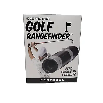 Protocol Golf Range Finder 50-200 Yard Range Small Fits In Pockets New Sealed • $25.45