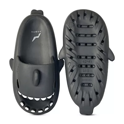 NORTY Mens Womens Unisex Lightweight Novelty Shark Slide Slipper • $19.90