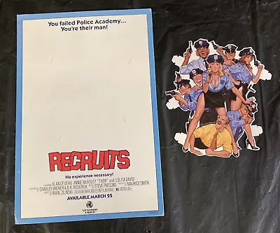 Recruits Video Store Counter Display Standee 1987 • $105.71