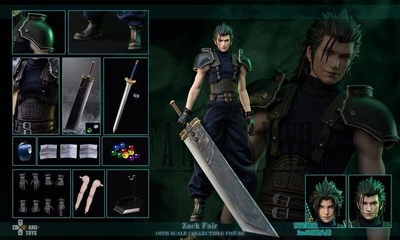 $473 • Buy GAMETOYS GT-005 1/6 F Fantasy Zack Fair First Class Soldier Figure In Stock