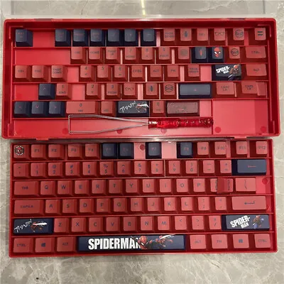 Marvel Spider Man Cherry Profile PBT Keycap Set For Mechanical Keyboard Boxed • $84.44