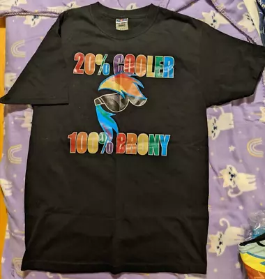 Rainbow Dash My Little Pony 20% Cooler 100% Brony T-Shirt  M Size • $10