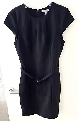 H&M Cap Sleeves Fitted Dress Size Uk 8 • $18.64