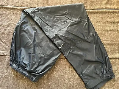 Nike Vintage Men's XL  Dark Navy Blue Windbreaker Track Pants Pre-owned • $18.99