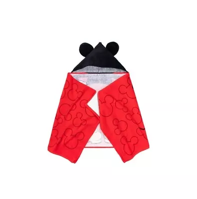 Disney Mickey Mouse Multi-color Hooded Towel 22inx51in - BRAND NEW  • $19.99