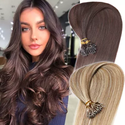 CLEARANCE Nano Ring 100% REAL Human Remy Hair Extensions Micro Loop Beads I Tip • $35.09