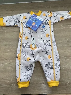 Splash About Baby Swim Suit  Wet Suit Warm Suit 0-3 Months Flower Meadow • £15.99