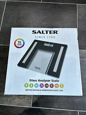 Salter Analyser Bathroom Scale Easy Read Dashboard Display BMI Weight Body Fat • £19.99