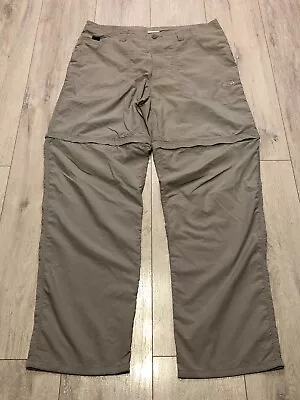 Men's Mammut Sunset Zip Pants GREY PANTS TROUSERS L EU 50 UK 34 • £34