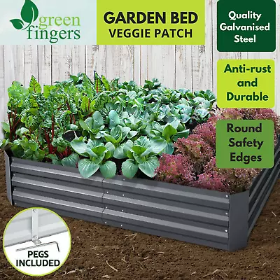 Garden Bed Raised Planter Box Greenfingers Galvanised Steel Reduce Back Pain • $59.99