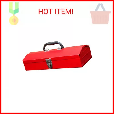 BIG RED TB102 Torin 16  Hip Roof Style Portable Steel Tool Box With Metal Latch • $18.08