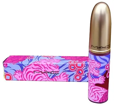 MAC Powder Kiss Lipstick Colour Peach Push Your Luck 5ml Limited Edition • £19.99