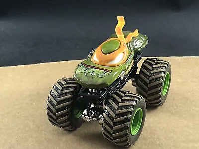 Hot Wheels TMNT Turtles Michelangelo Mud Monster Truck 1/64 COMB SHIP $1 • $9.10