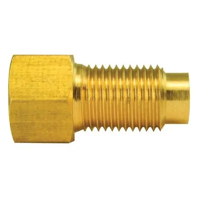 Metric Male M10-1.0 (Inverted Flare) To Female 3/8-24 SAE Inverted Brake Adapter • $7.95