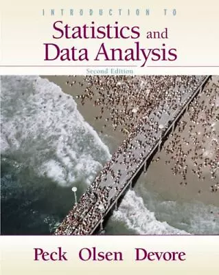 Introduction To Statistics And Data Analysis (with CD-ROM And Internet Compani.. • $7.95