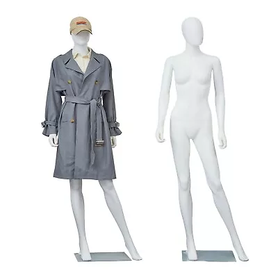 Full Body Mannequin Realistic Display Female Dress Form Manequin Head Turns Base • $109.99