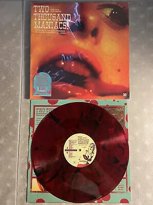 RARE RED VARIANT LP Two Thousand Maniacs Soundtrack Herschell Gordon Lewis 2000 • $39