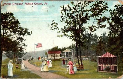 1908. Mauch Chunk Pa. Picnic Grounds. Postcard Mm14 • $7