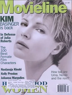 Movieline Magazine April 1997 Kim Basinger Julia Roberts Nastassja Kinski • $9.99
