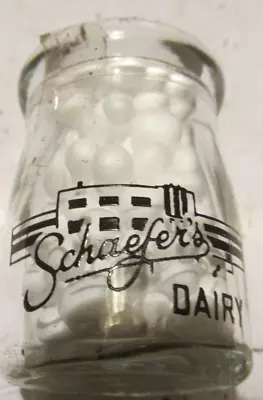 Vintage Coffee Creamer Dairy Schaefer's Dairy-for A Family Treat Eat Out Once A • $20