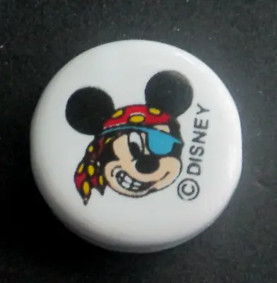 30 DISNEY Mickey Mouse Pirate 3/4  Ceramic Craft Beads LOT Of 30 Identical Beads • $9.99