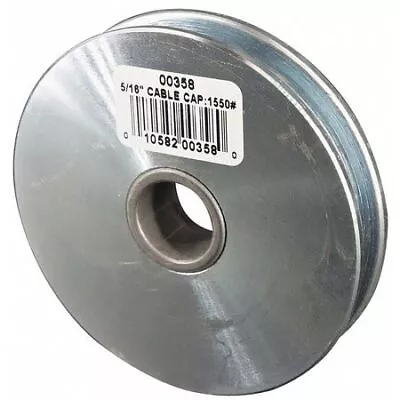 Zoro Select 00358-C Sheave Wire Rope 5/16 In Max Cable Size 1550 Lb Max • $28.45