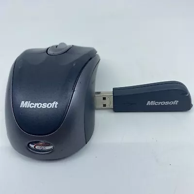 Microsoft 1056 Wireless Notebook Optical Mouse 3000 MSK-1056 With USB Receiver • $12.74