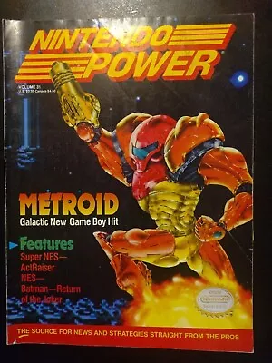 Nintendo Power - Volume 31 - Metroid W/ Poster Players Poll Insert • $27.99