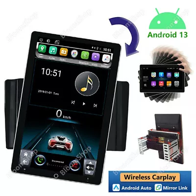 10.1'' Double 2Din Android 13 Car Radio GPS Navi WIFI Apple Carplay Touch Stereo • $89.84