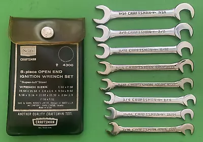 Vintage Sears Craftsman  Super-tuff  4 Way Open End Ignition Wrench Set 9_4306 • $38.99