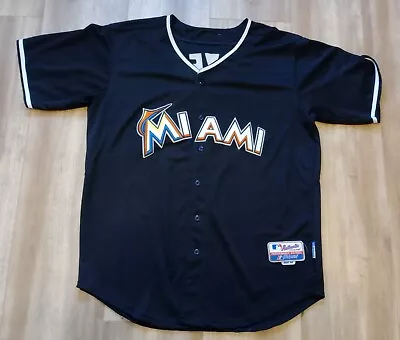 Miami Marlins Jose Reyes Jersey Majestic Men's Size 50 • $9.99