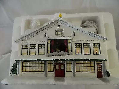 Hawthorne Norman Rockwell Christmas Village - Rockwell Studio.  SKU# 79531 • $20