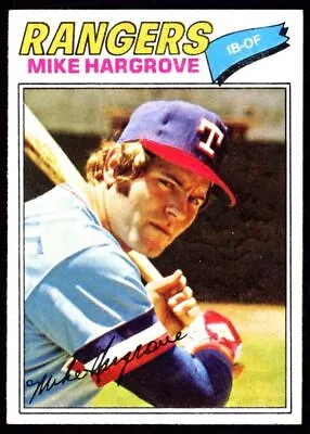 1977 Topps #275 Mike Hargrove - Texas Rangers  - NM - ID083 • $1.99