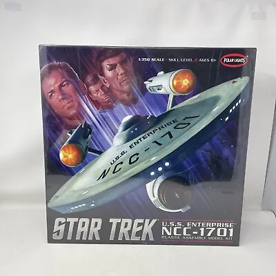 Polar Lights 880 Model Kit Star Trek USS Enterprise NCC-1701 1:350 Scale New • $399.99