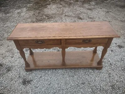 Oak Lenior House Entry Table • $295