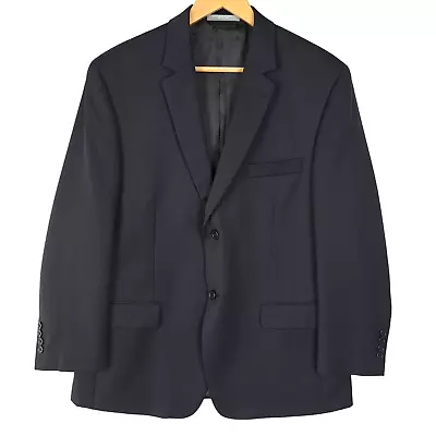 Michael Kors Blazer Mens 42S Black Wool Sport Coat 2 Buttons Pockets Lined • $26.92