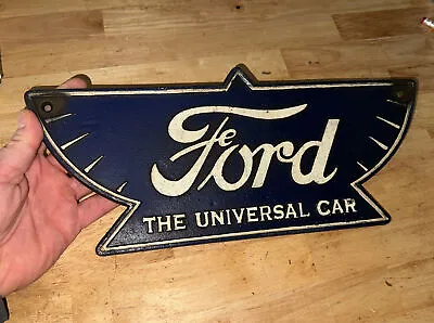 Henry Ford Plaque Sign Patina Hotrod Mustang F150 Auto Truck Cast Iron 14+INCH • $79