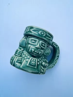 Vintage Tiki Style Mexican Mug Maya Ceramic  Padilla Mexico - Cancun • $27.99