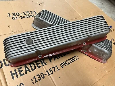 Hot Rod Muscle Car Cal Custom Finned Aluminum Valve Covers • $80