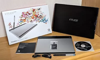 Wacom CTH-680 Intuos Medium Creative Pen & Touch Tablet Full Set With Box • $65.49