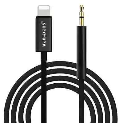 Aux Cable To 3.5mm Audio Lead Car Stereo Transfer IPhone 14 13 12 11 Pro XS XR X • £4.87