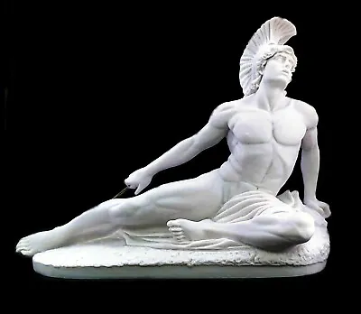 $257 • Buy Achilles Dying Trojan Hero Arrow Cast Marble Greek Sculpture Statue Copy