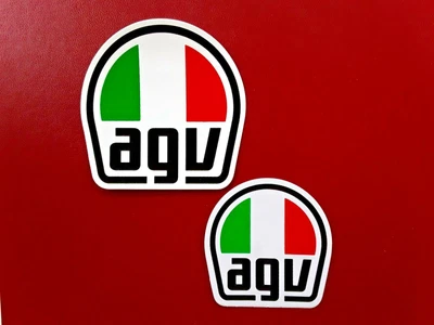 £3.29 • Buy AGV CRASH HELMET MOTORBIKERS TT MOTOGP RACING VINYL DECAL STICKERS X 2 UK SELLER