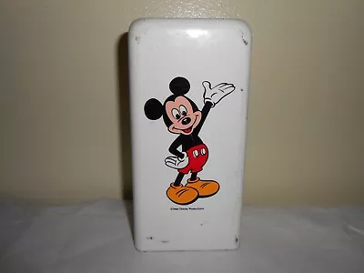 Vintage Mickey Mouse Dixie Water Cup White Dispenser Walt Disney 1980s • $9.99