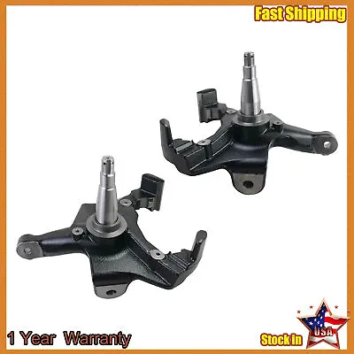 3  Drop Spindles Steering Knuckle 2WD For 79-86 88-91 GMC C3500 Chevy C30 C3500 • $176.68