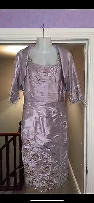 Ian Stuart Mother Of The Bride Dress And Jacket Size 16 • £150