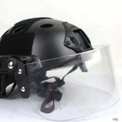 Helmet Visor Flip Up Face Shield Lens Mask For Tactical Fast Helmet Guide • £15.90